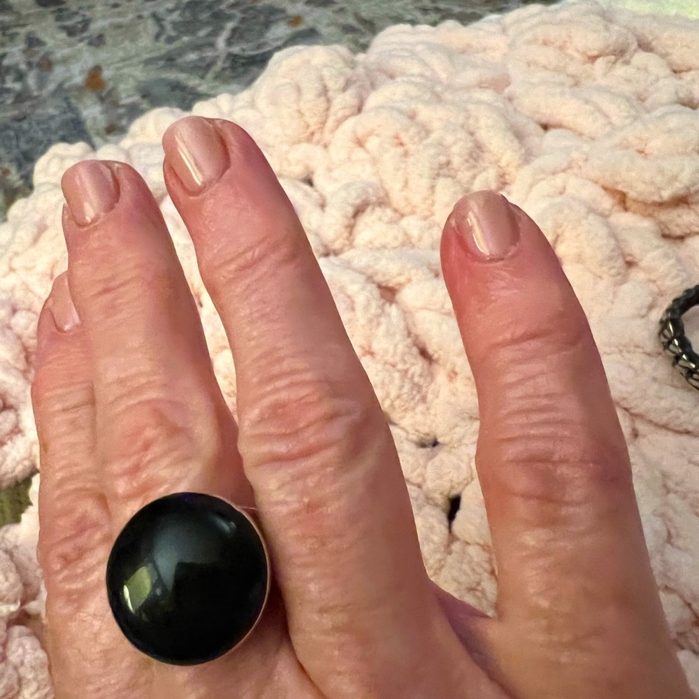 Sterling silver black onyx